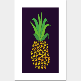 Pineapple Paws Posters and Art